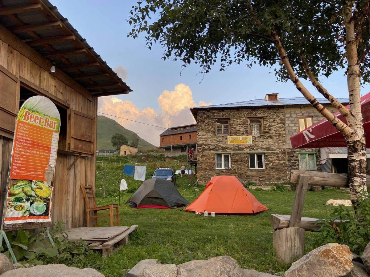Chvibiani Guesthouse & Bar Ushguli Exterior foto