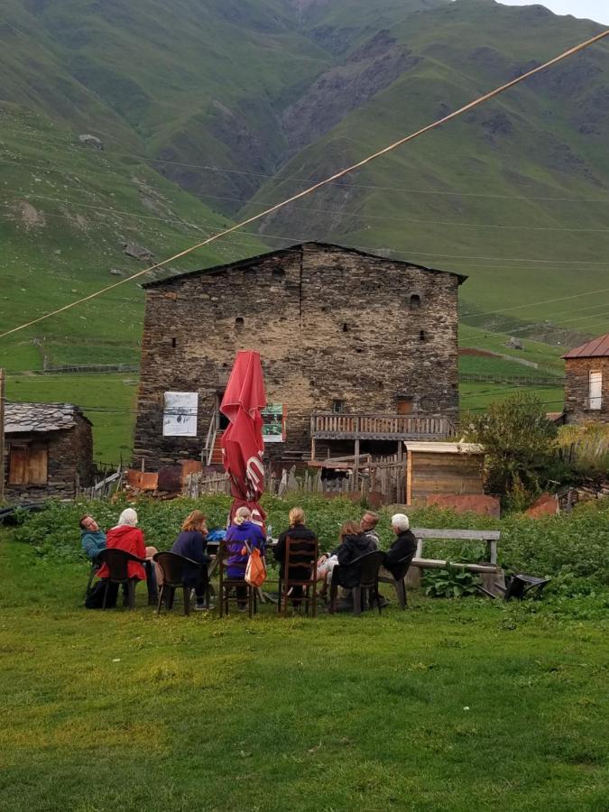 Chvibiani Guesthouse & Bar Ushguli Exterior foto