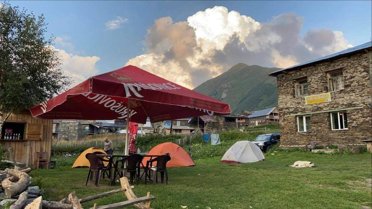 Chvibiani Guesthouse & Bar Ushguli Exterior foto