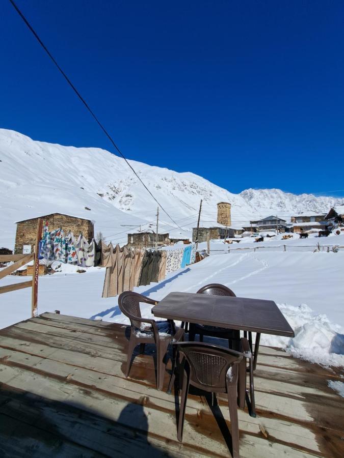 Chvibiani Guesthouse & Bar Ushguli Exterior foto