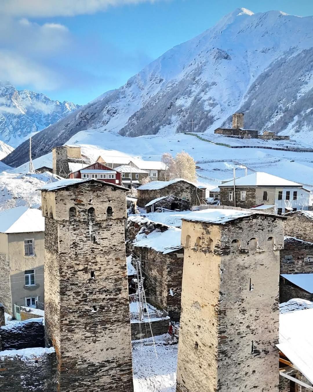 Chvibiani Guesthouse & Bar Ushguli Exterior foto