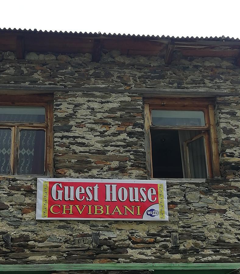 Chvibiani Guesthouse & Bar Ushguli Exterior foto